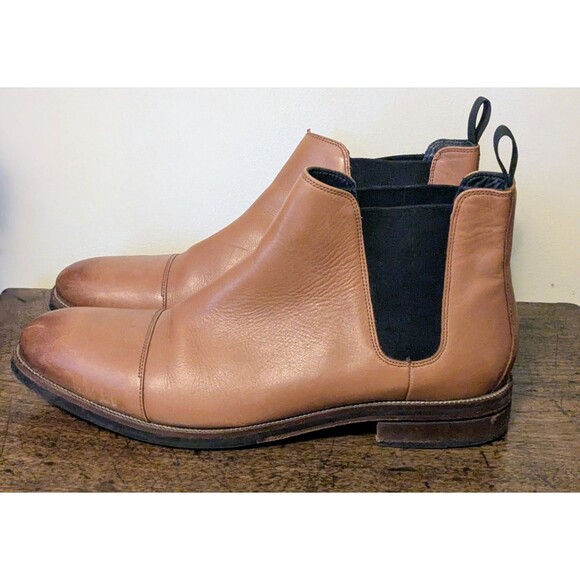 Cole Haan Wagner Grand Cap Toe Chelsea Boots Men\'s Size 12 M Mesquite Tan C28637 main image 13